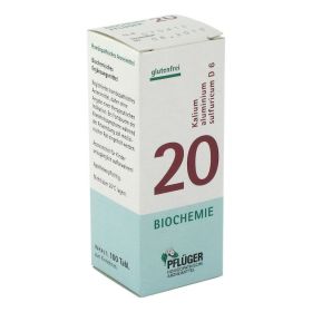 BIOCHEMIE Pflüger 20 Kalium alumin.sulfur.D 6 Tab. – PZN 6322644 (PZN 6322644) из Германии
