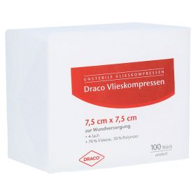 VLIESSTOFF-KOMPRESSEN 7,5x7,5 cm unsteril – PZN 571406 (PZN 571406) из Германии