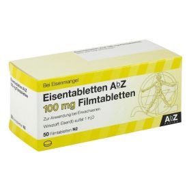 Eisentabletten AbZ 100mg – PZN 6683750 (PZN 6683750) из Германии