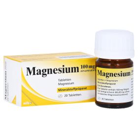 MAGNESIUM 100 mg Jenapharm Tabletten – PZN 7798811 (PZN 7798811) из Германии