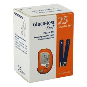 GLUCO TEST Plus Blutzuckerteststreifen – PZN 7123183 (PZN 7123183) из Германии
