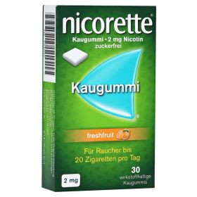 Nicorette 2mg freshfruit – PZN 1639589 (PZN 1639589) из Германии
