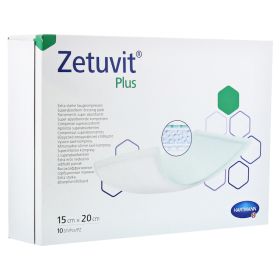 ZETUVIT Plus extrastarke Saugkompr.steril 15x20 cm – PZN 11554730 (PZN 11554730) из Германии