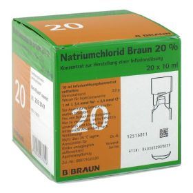 NATRIUMCHLORID 20% MPC Elektrolytkonzentrat – PZN 3158351 (PZN 3158351) из Германии