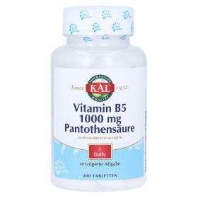VITAMIN B5 1000 mg Pantothensäure Tabletten – PZN 15880403 (PZN 15880403) из Германии