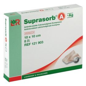SUPRASORB A+Ag Antimik.Cal.Alginat Kompr.10x10 cm – PZN 7402196 (PZN 7402196) из Германии