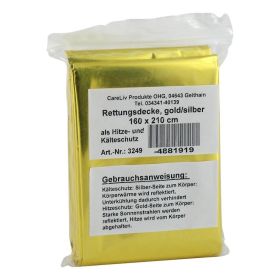 RETTUNGSDECKE 160x210 cm gold/silber – PZN 4881919 (PZN 4881919) из Германии