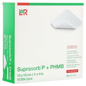 SUPRASORB P+PHMB Schaumverband 10x10 cm – PZN 11596800 (PZN 11596800) из Германии