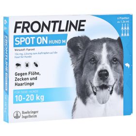 Frontline Spot On gegen Zecken und Flöhe bei Hunden 10 - 20 kg – PZN 2246395 (PZN 2246395) из Германии