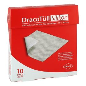 DRACOTÜLL Sil.10x10 cm silikonbes.Wundkont.Aufl. – PZN 8839788 (PZN 8839788) из Германии