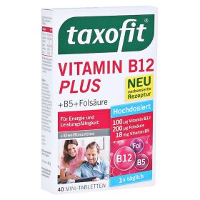 TAXOFIT Vitamin B12 Plus Tabletten – PZN 14258044 (PZN 14258044) из Германии