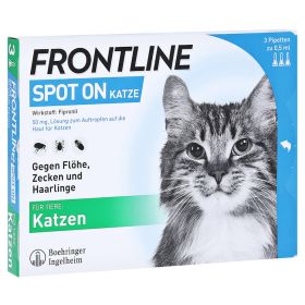 Frontline Spot On gegen Zecken und Flöhe bei Katzen – PZN 662907 (PZN 662907) из Германии