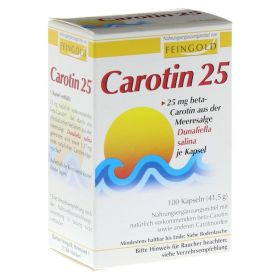 Carotin 25 Feingold Kapseln – PZN 7291839 (PZN 7291839) из Германии