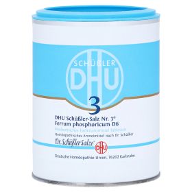 BIOCHEMIE DHU 3 Ferrum phosphoricum D 6 Tabletten – PZN 273985 (PZN 273985) из Германии