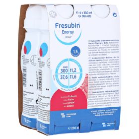 Fresubin Energy Drink Erdbeere Trinkflaschen – PZN 3692470 (PZN 3692470) из Германии