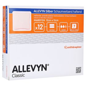 ALLEVYN Silber Schaumverb.12x13 cm haftend – PZN 9686677 (PZN 9686677) из Германии