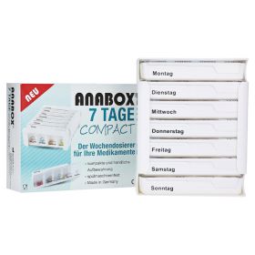 ANABOX Compact 7 Tage Wochendosierer weiß – PZN 12587743 (PZN 12587743) из Германии