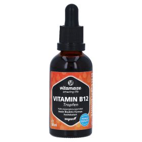VITAMIN B12 100 µg hochdosiert vegan Tropfen – PZN 16819280 (PZN 16819280) из Германии