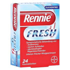 Rennie Fresh zuckerfrei – PZN 9543481 (PZN 9543481) из Германии