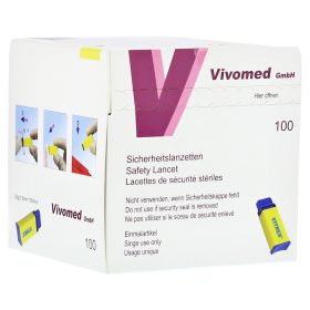 SICHERHEITS-BLUTLANZETTEN 26 Gx1,8 mm gelb – PZN 1317070 (PZN 1317070) из Германии