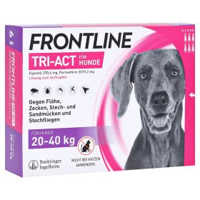 FRONTLINE Tri-Act Lsg.z.Auftropfen f.Hunde 20-40kg – PZN 16359909 (PZN 16359909) из Германии