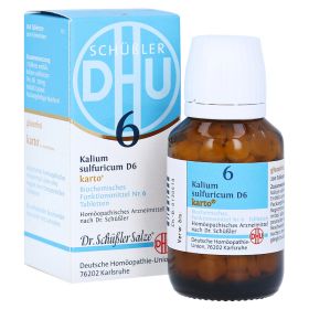 BIOCHEMIE DHU 6 Kalium sulfuricum D 6 Tab.Karto – PZN 6326576 (PZN 6326576) из Германии