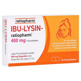 IBU-LYSIN-ratiopharm 400mg – PZN 16197878 (PZN 16197878) из Германии