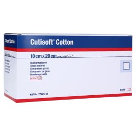 CUTISOFT Cotton Kompr.10x20 cm ster.8fach – PZN 3896706 (PZN 3896706) из Германии