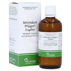 MILCHSÄURE Pflüger Tropfen – PZN 1222406 (PZN 1222406) из Германии