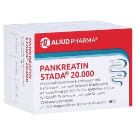 Pankreatin STADA 20000 Aliud – PZN 11101804 (PZN 11101804) из Германии