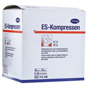 ES-KOMPRESSEN steril 10x10 cm – PZN 9396181 (PZN 9396181) из Германии