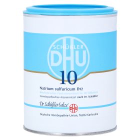 BIOCHEMIE DHU 10 Natrium sulfuricum D 12 Tabletten – PZN 274708 (PZN 274708) из Германии