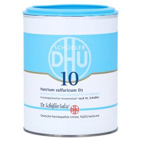 BIOCHEMIE DHU 10 Natrium sulfuricum D 3 Tabletten – PZN 274631 (PZN 274631) из Германии