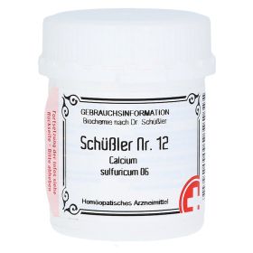SCHÜSSLER Nr.12 Calcium sulfuricum D 6 Tabletten – PZN 10990707 (PZN 10990707) из Германии