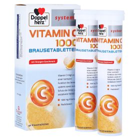 DOPPELHERZ Vitamin C 1000 system Brausetabletten – PZN 16699976 (PZN 16699976) из Германии