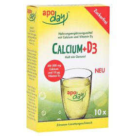 APODAY Calcium+D3 Zitrone-Limette zuckerfrei Pulv. – PZN 14002190 (PZN 14002190) из Германии