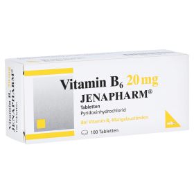 Vitamin B6 20mg JENAPHARM – PZN 4029414 (PZN 4029414) из Германии