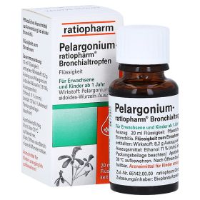 Pelargonium-ratiopharm Bronchialtropfen – PZN 10086876 (PZN 10086876) из Германии