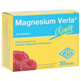 Magnesium Verla Direkt Granulat Himbeere – PZN 7396685 (PZN 7396685) из Германии