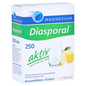 MAGNESIUM DIASPORAL 250 aktiv Brausetabletten – PZN 2451652 (PZN 2451652) из Германии