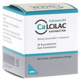 Calcilac 500mg/400 I.E. – PZN 9091056 (PZN 9091056) из Германии