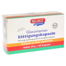 MEGAMAX Sättigungskapseln Glucomannan – PZN 10267141 (PZN 10267141) из Германии