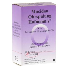 MUCIDAN Ohrspülung Hofmann's Lösung – PZN 3996365 (PZN 3996365) из Германии