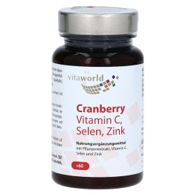 CRANBERRY VITAMIN C+Selen+Zink Kapseln – PZN 9693571 (PZN 9693571) из Германии