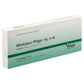 MILCHSÄURE Pflüger Injektionslösung 5 ml – PZN 1222429 (PZN 1222429) из Германии