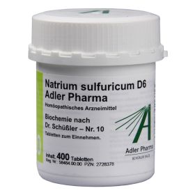 BIOCHEMIE Adler 10 Natrium sulfuricum D 6 Tabl. – PZN 2728378 (PZN 2728378) из Германии