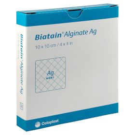 BIATAIN Alginate Ag Kompressen 10x10 cm mit Silber – PZN 1406833 (PZN 1406833) из Германии