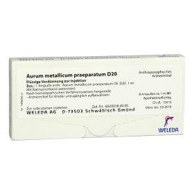AURUM METALLICUM PRAEPARATUM D 20 Ampullen – PZN 1618883 (PZN 1618883) из Германии