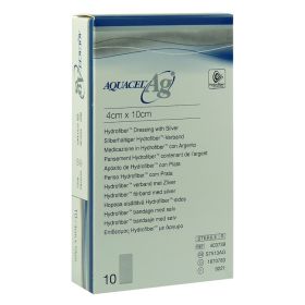 AQUACEL Ag 4x10 cm Hydrofiberverband mit Silber – PZN 1670783 (PZN 1670783) из Германии