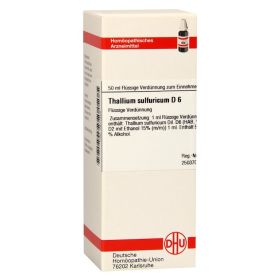THALLIUM SULFURICUM D 6 Dilution – PZN 2811323 (PZN 2811323) из Германии